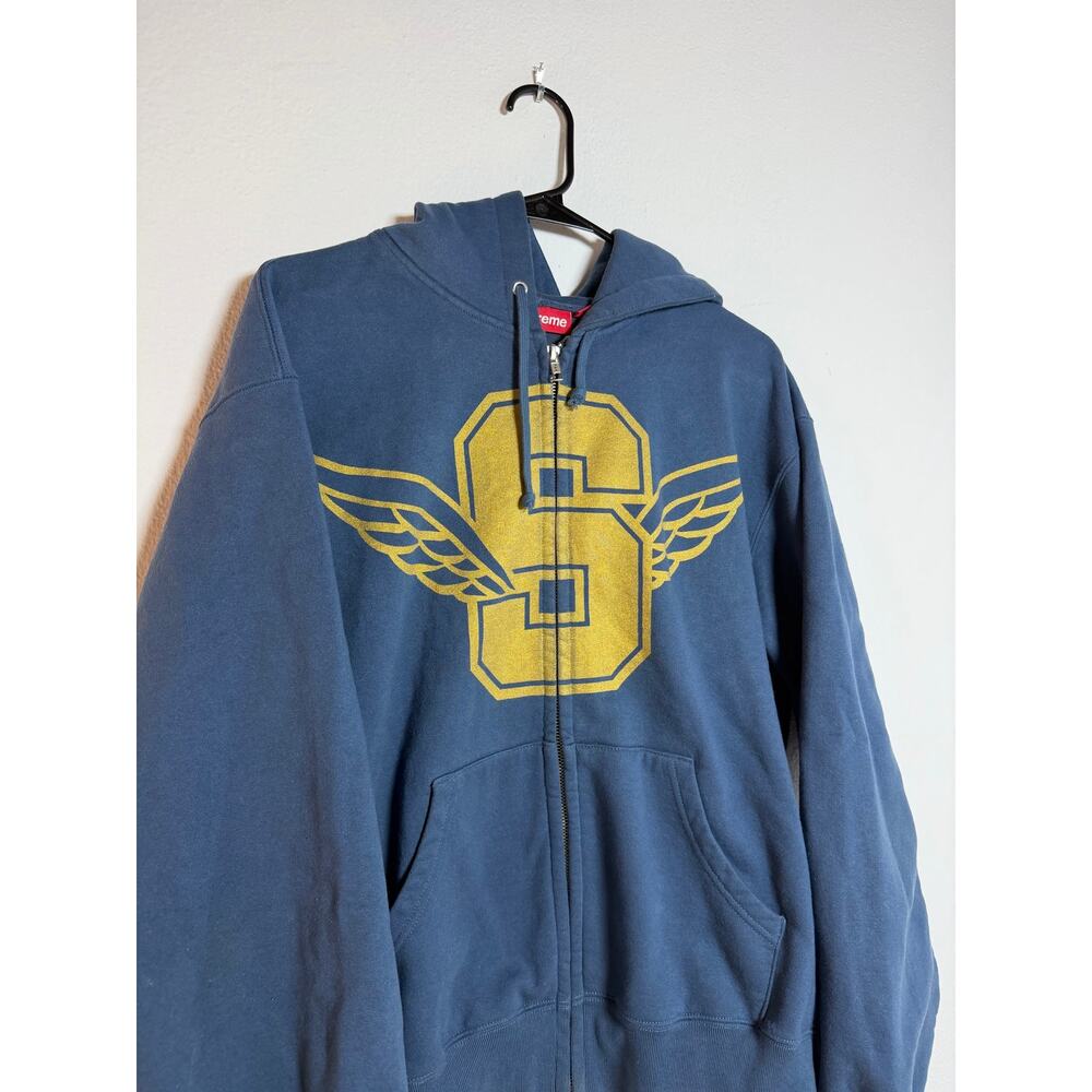 Supreme Wings Zip Up Hooded Sweatshirt
